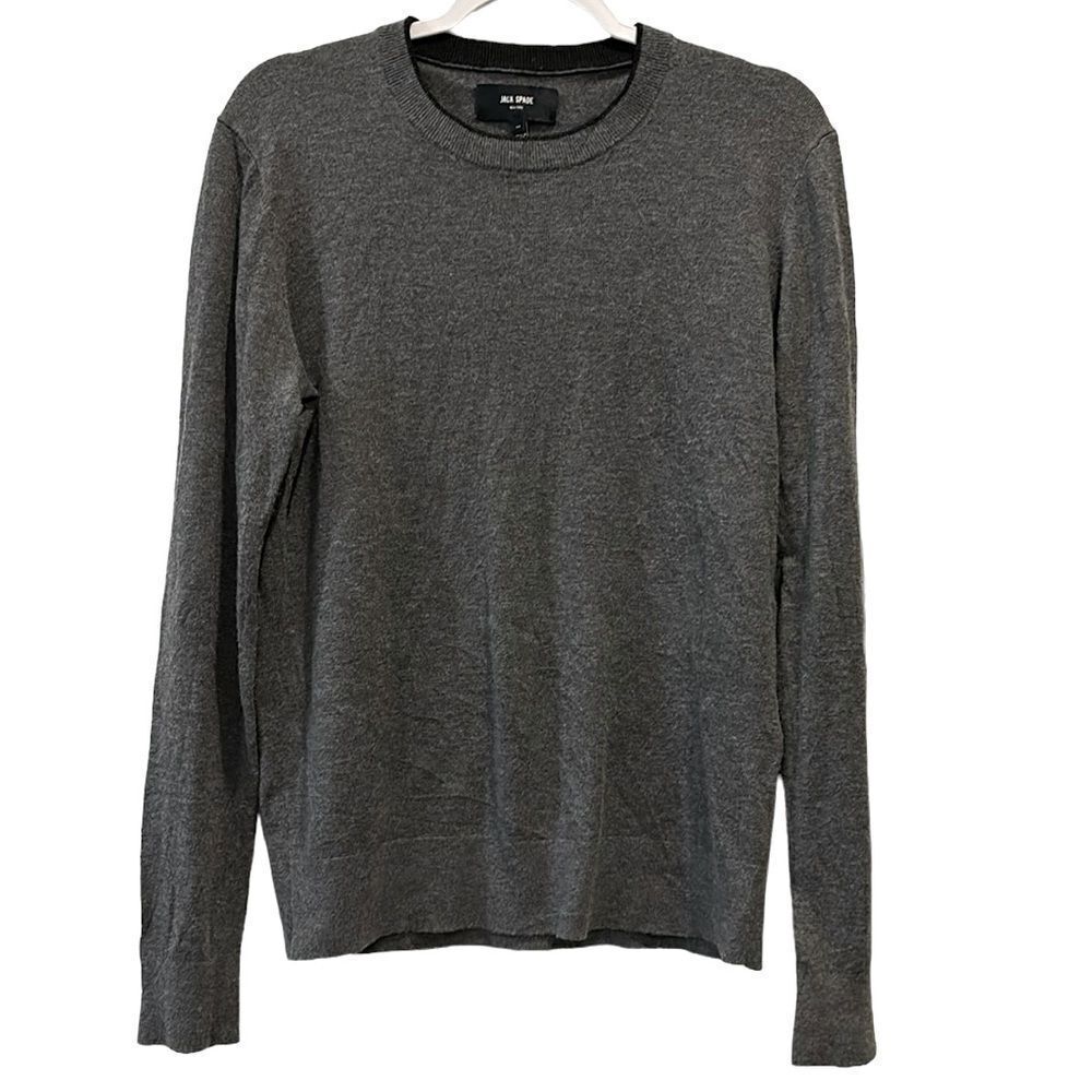 Men’s Jack Spade Gray Wool Blend Crewneck Sweater Small Luxury
